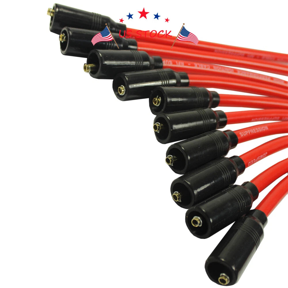 10.5MM Performance Spark Plug Wire Set for Chevy (1992-1997)