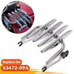 Chrome Stealth Luggage Rack for Harley Touring CVO Street Glide Road King (2009–2026)
