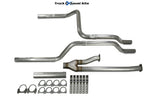 2.5" Dual Exhaust Kit for Toyota Tundra (2014–2021) No Muffler Rear Exit