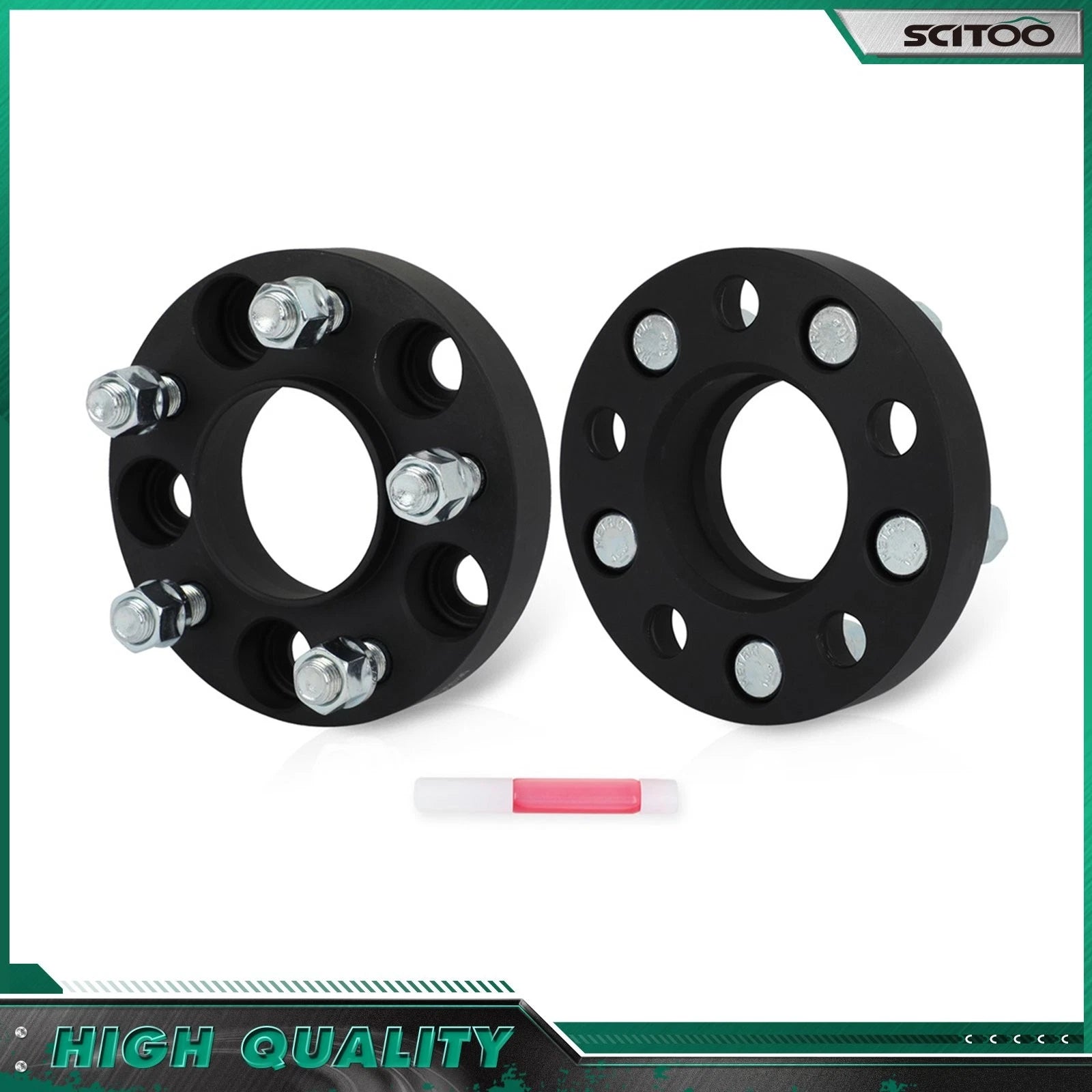 2X 1" Hub Centric Wheel Spacers 5x115 14x1.5 for Dodge Challenger (2008–2023)