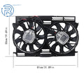 Radiator Cooling Fan Assembly with Brushless Motor for Audi Q7 (2017–2019)