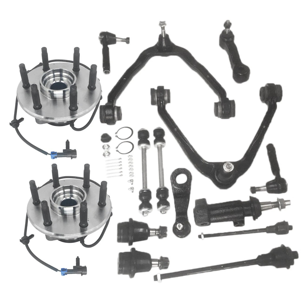 Wheel Bearing & Hub Suspension Control Arm for Chevy Silverado 1500 GMC Sierra (2007–2018)