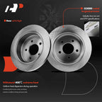 Set of 2 Rear Disc Brake Rotors for Ford Crown Victoria (1996–2002)