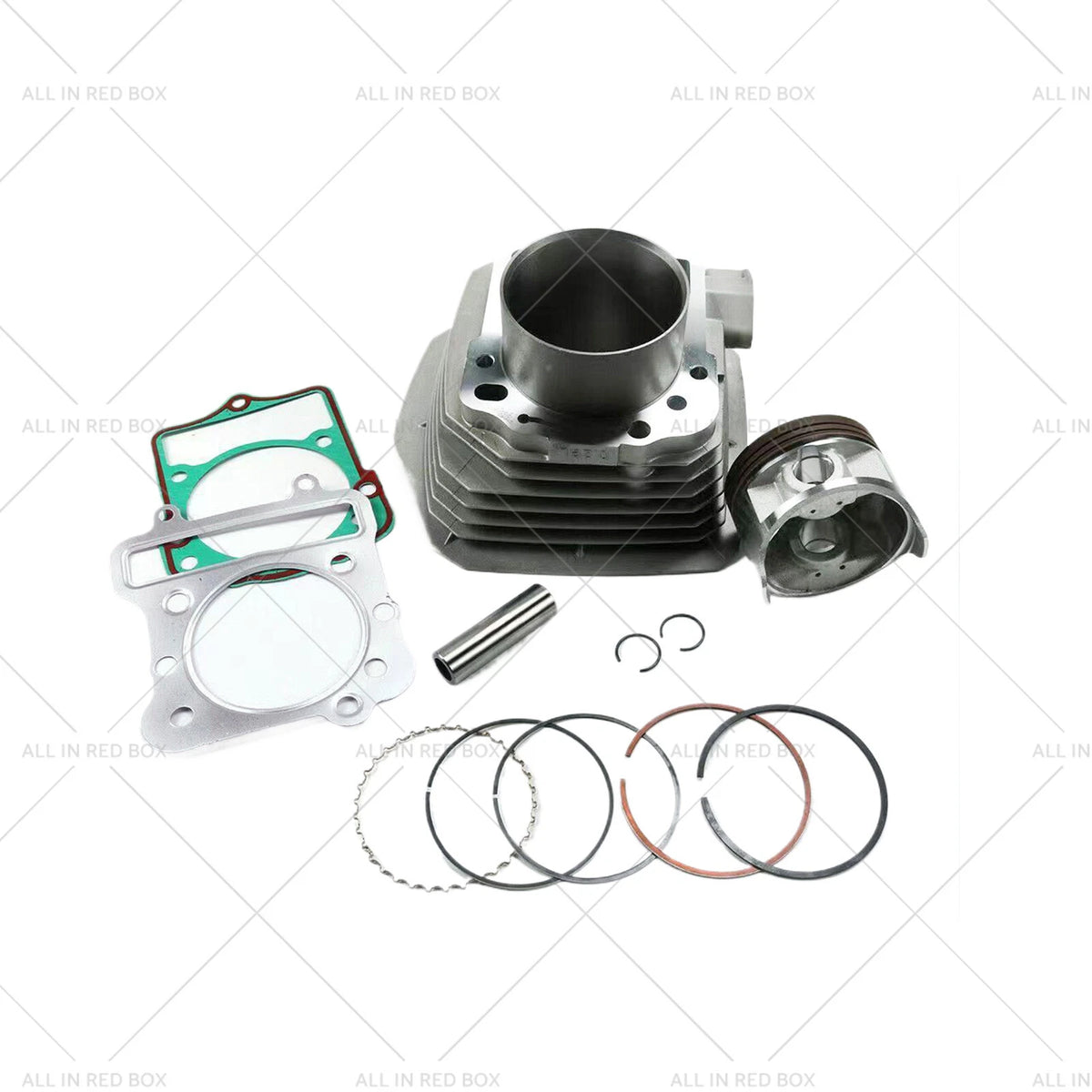 Engine Cylinder Barrel Piston Gasket Kit for Kawasaki Bayou 300 (1988–2004)