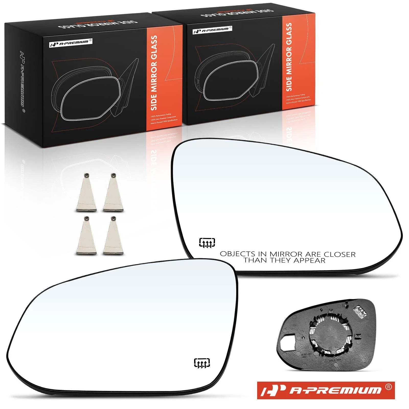 Heated Power Mirror Glass for Toyota Highlander (2014â2019)