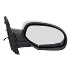 Power Mirror for Chevy Silverado 1500 (2007–2013) Right Heated Manual Folding Chrome