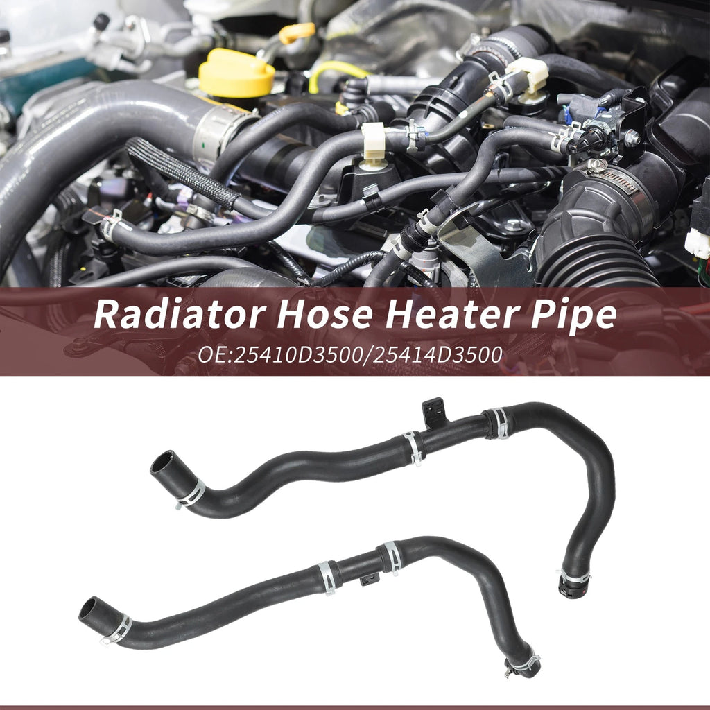 2X Upper and Lower Radiator Coolant Water Hose for Hyundai Tucson (2016–2021)