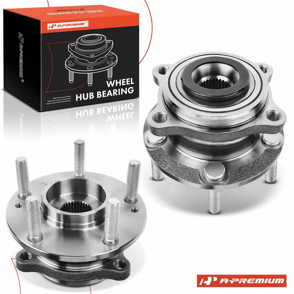 2X Front Wheel Hub & Bearing Assembly for Hyundai Sonata (2015–2019)