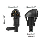 Set of 4 Windshield Washer Nozzles for Chevrolet Cruze (2010–2014) 94556605