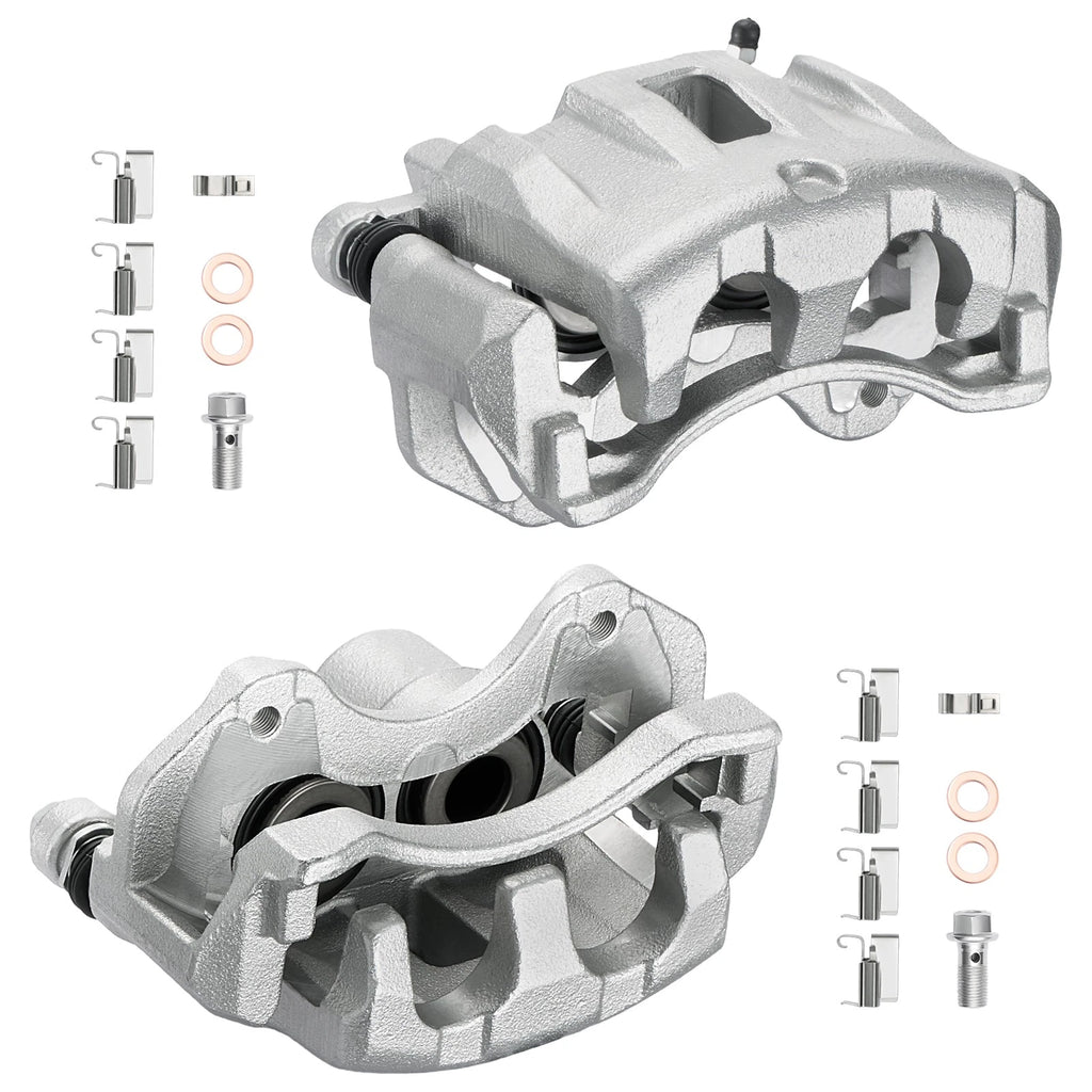 Front Brake Calipers Pair for 1999-2004 Jeep Grand Cherokee WJ (4.0L, 4.7L)