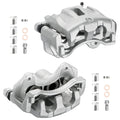 Front Brake Calipers Pair for 1999-2004 Jeep Grand Cherokee WJ (4.0L, 4.7L)