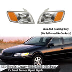 2X Front Corner Light for Toyota Camry (1997–1999) Lens and Housing