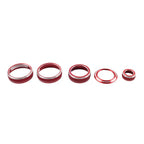 Red Console Volume AC Switch Button Ring for Lexus NX250 NX350h (2022-2024)