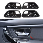 Carbon Fiber Texture Door Handle Bowl Cover for BMW 3 Series F30 (2012–2019)