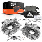 6X Front Brake Caliper & Ceramic Pad for Ford Fusion (2013–2020)
