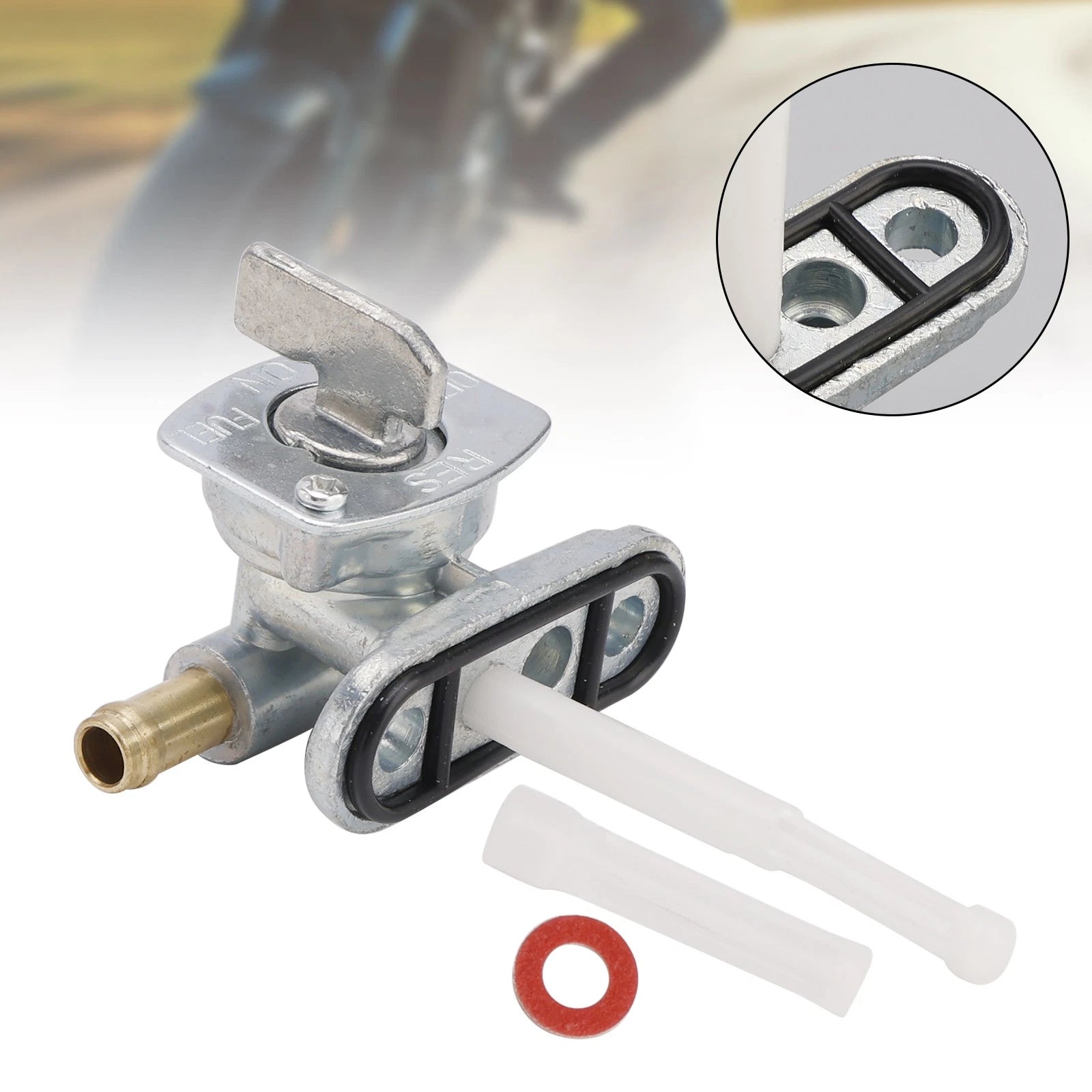 Gas Tank Fuel Cock Valve Petcock for Yamaha YZF R1 XJ900 YZ80 (1998–2023) 4KM-24500-00