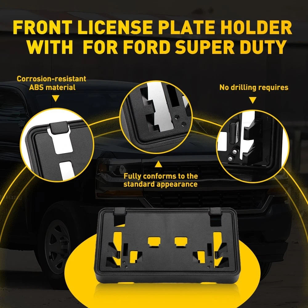 Front License Plate Bracket for Ford F150 (2021–2023) ML3Z-17A385-BB