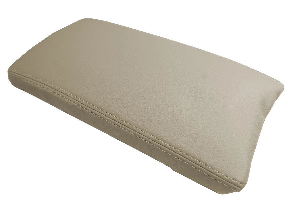 Leather Console Lid Pull Over Cover for Toyota Prius (2010–2015) Beige