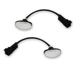 2pc Clear Lens Bright White LED Front Side Marker Lights for Ford Raptor (2010–2014)