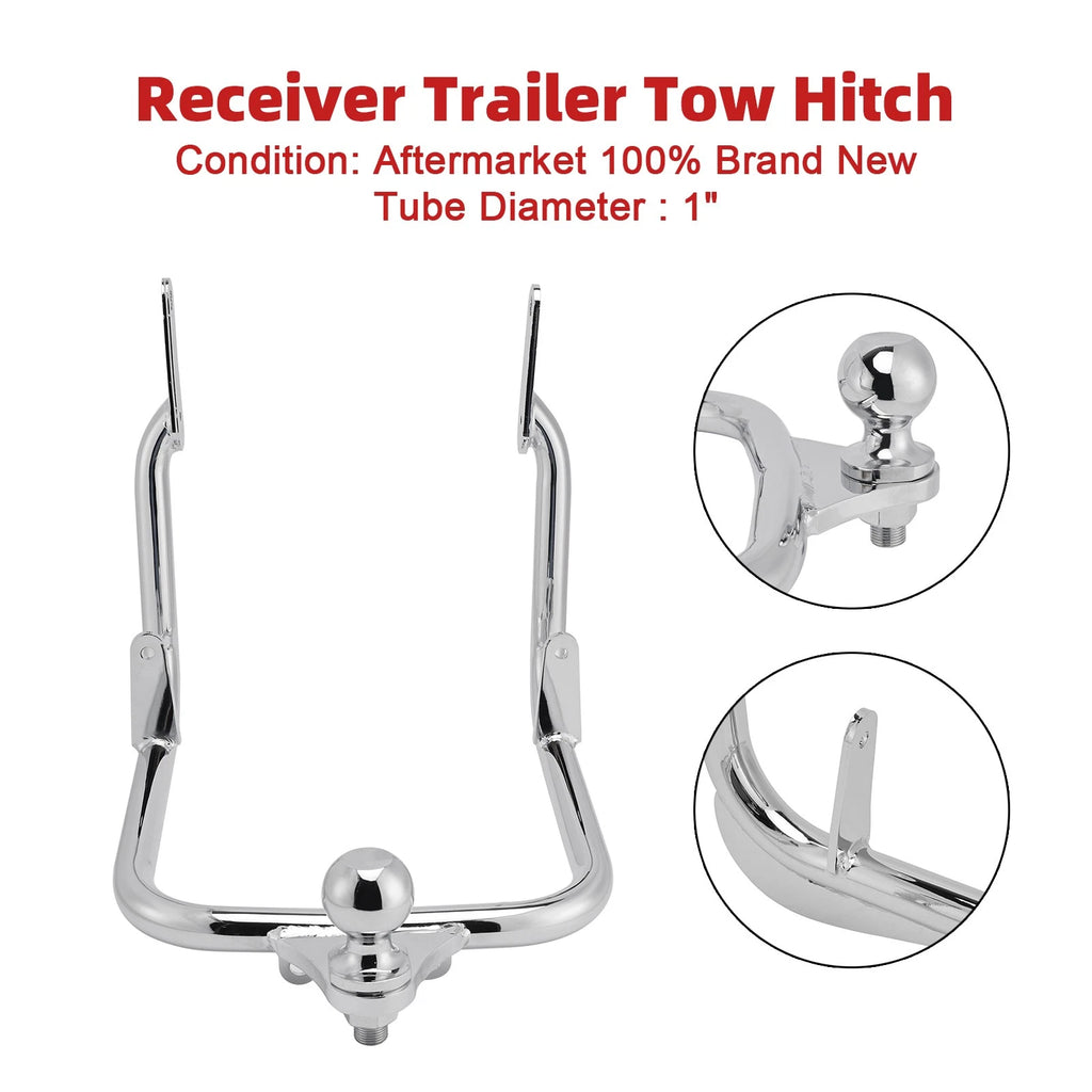 Receiver Trailer Tow Hitch for Harley Touring Electra Street Glide FLHX (2009–2023)