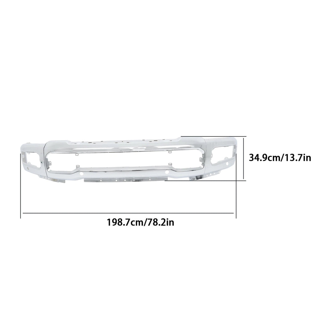 Front Bumper for Ford F250 F350 (2023–2025) with Sensor Holes
