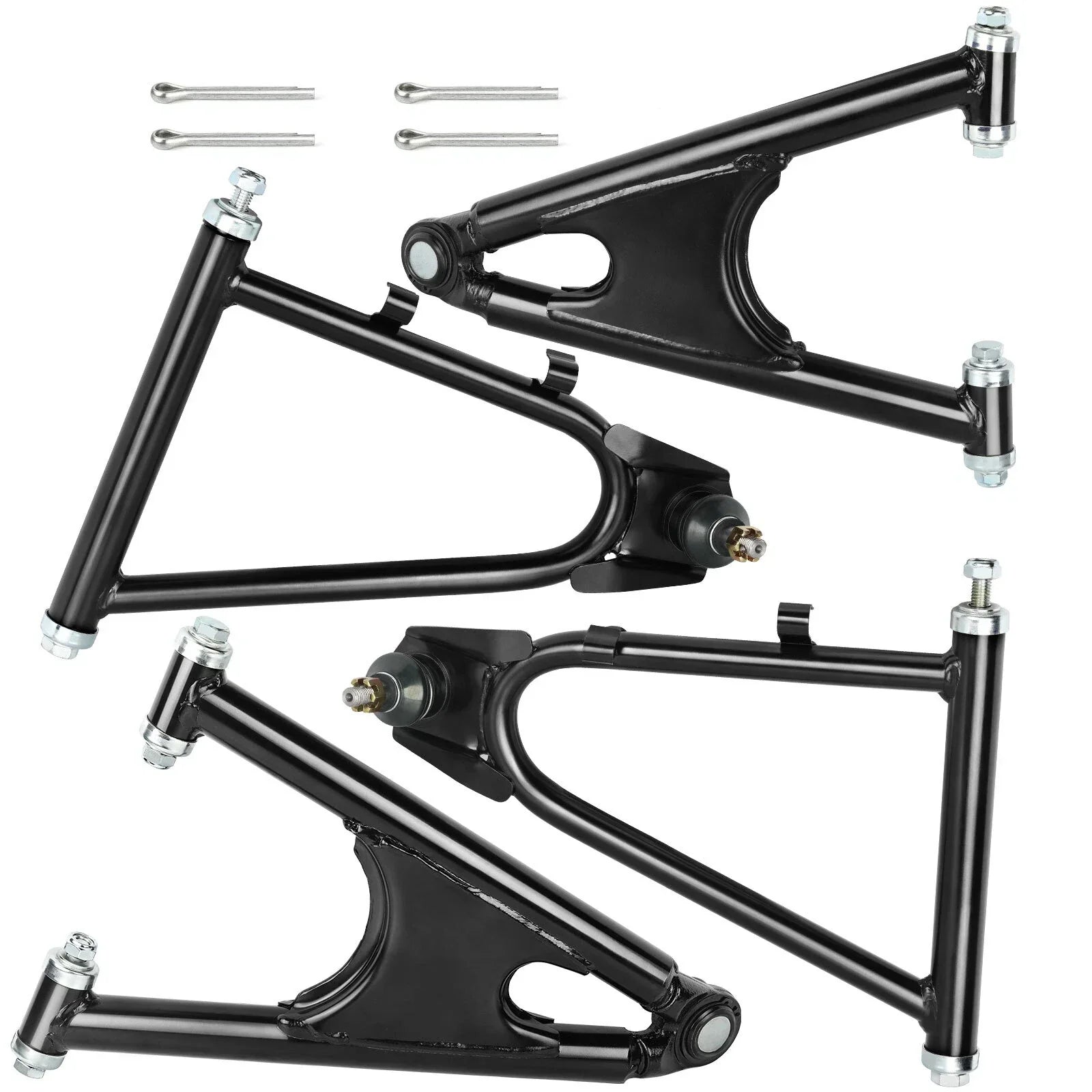 Front+Lower Control Arm Set + Bolts + Caps for Yamaha Banshee (1987–2006)