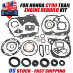 Complete Engine Rebuild Kit Gasket & Oil Seal for Honda CT90 Trail 90 (1966–1979)
