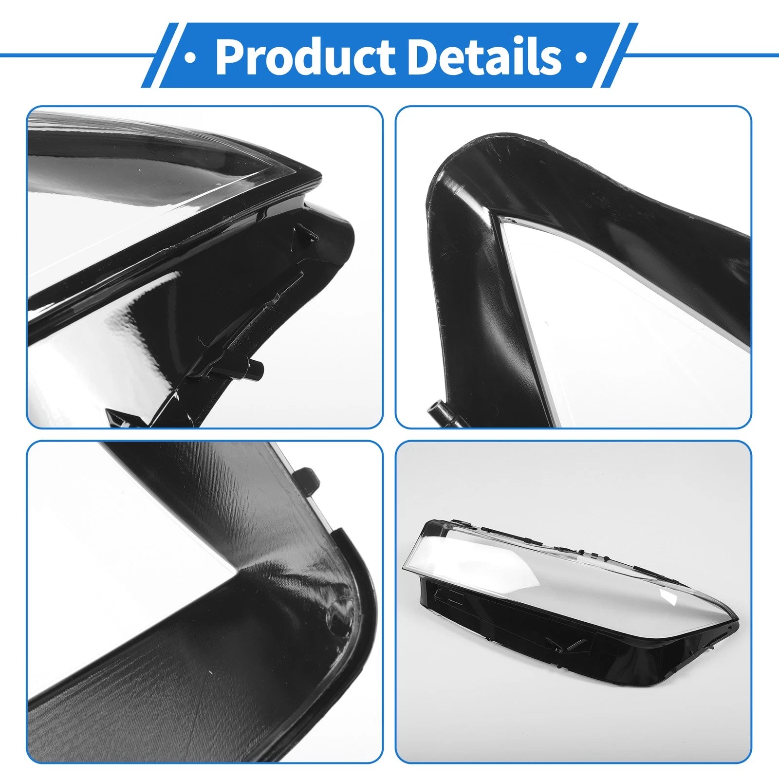 Headlight Lens Cover for BMW 7 Series G12 (2016–2023)
