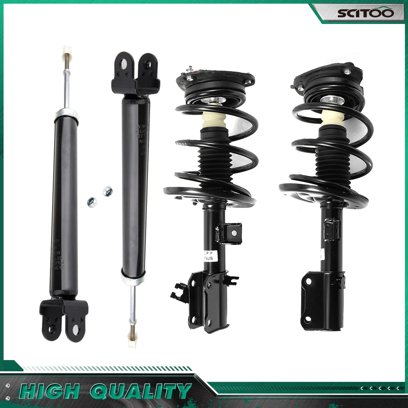 Set of 4 Struts Complete Assembly & Shock Absorbers for Nissan Altima