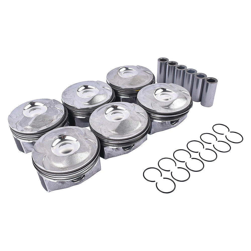 Set of 6 Engine Piston Rings for Land Rover Range Rover LR4 (2010-2012)