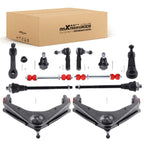 12Pcs Front Control Arms Kit Poly Bushing for Chevy Silverado 2500 HD (2001–2010)