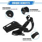 Hood Hinge for Honda HR-V (2016–2018) Left Side Metal Black