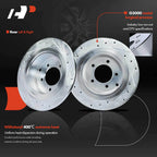 Rear Disc Brake Rotor & Ceramic Pad for Mitsubishi Outlander (2008-2012)
