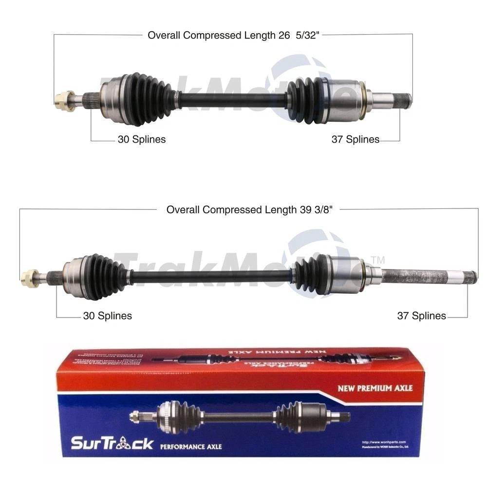 CV Axle Shaft Kit for - Front Driver & Passenger Side