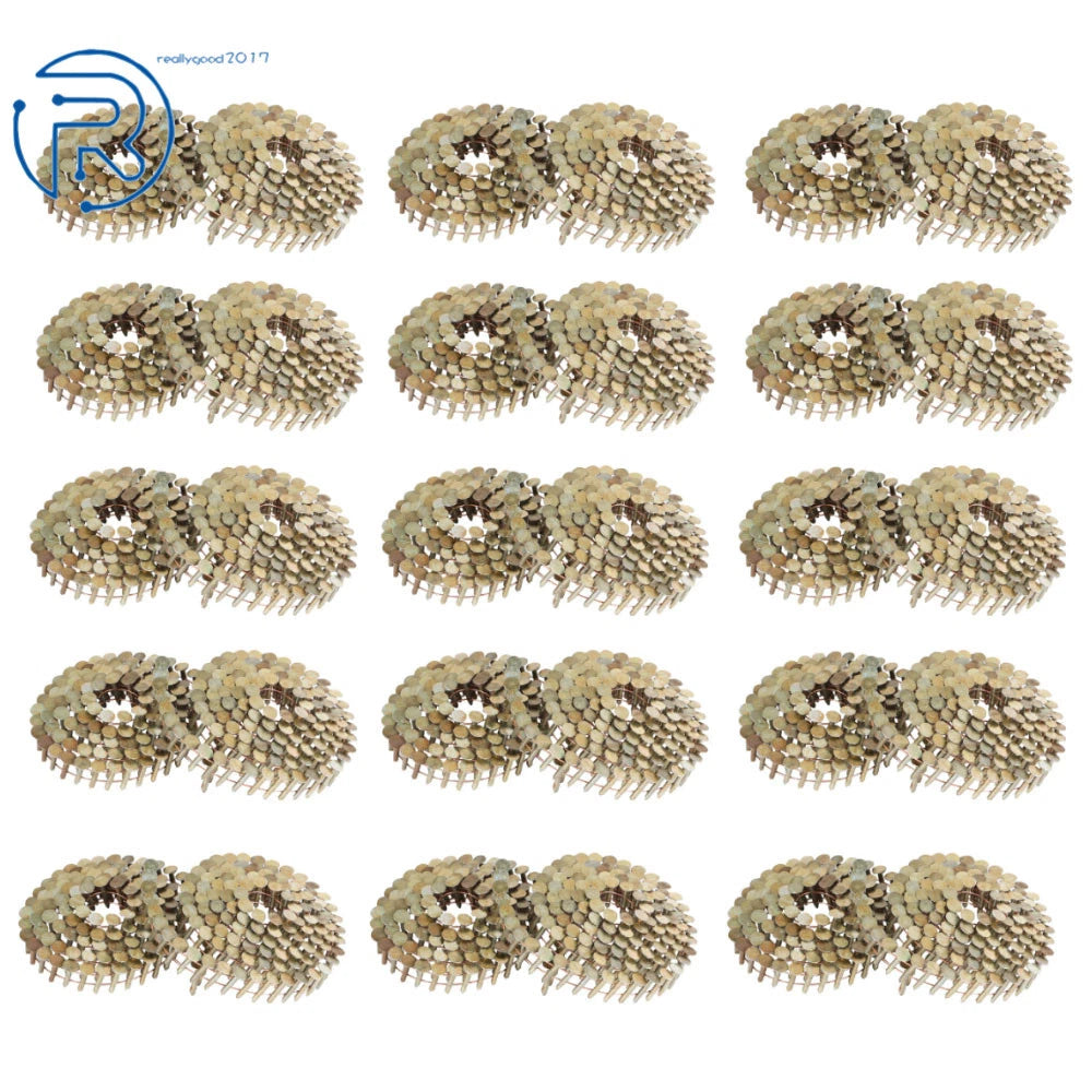 Set of 3600 Galvanized Roofing Nails 7/8" × .120" 15 Degree