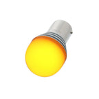 360° Glow High Power LED Amber 1156 Bulb Replacement for Semi Trailer Lights (—)