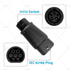 J1772 Type 1 to Type 2 EV Adapter for Tesla Electric Cars (32A)