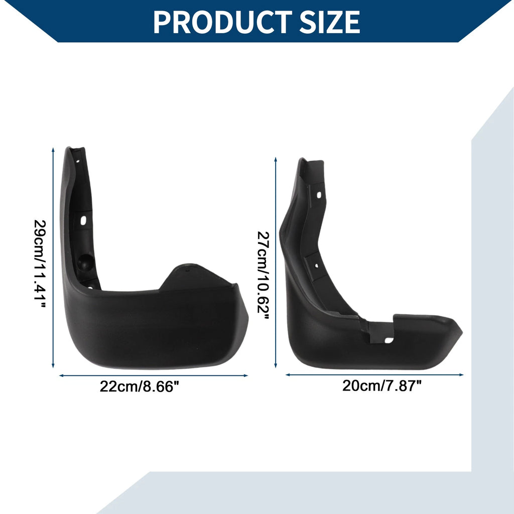 Mud Flaps Splash Guards Set of 4 for Honda Fit Jazz (2003–2007)