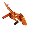 Adjustable Foot Pegs Rearsets for KTM RC 125 200 390 (2014–2021)