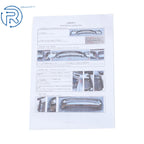 Chrome Split Front Bumper Face Bar for RAM 2500 3500 (2010-2018)