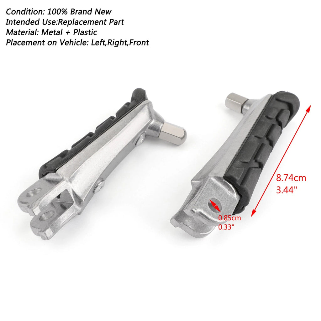 Front Foot Pegs for Honda CBR600, VTR250, CBR1000F, CBR900RR, VTR1000, RC51, CB1300 (US)