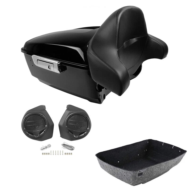 King trunk backrest & speakers for Harley Touring Electra Glide (2014–2026)