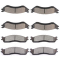 Set of 8 Ceramic Brake Pads for Dodge Ram 2500 3500 4WD (2003–2008)