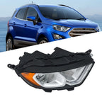 Halogen Headlight for Ford EcoSport (2018–2023) Left Chrome with DRL
