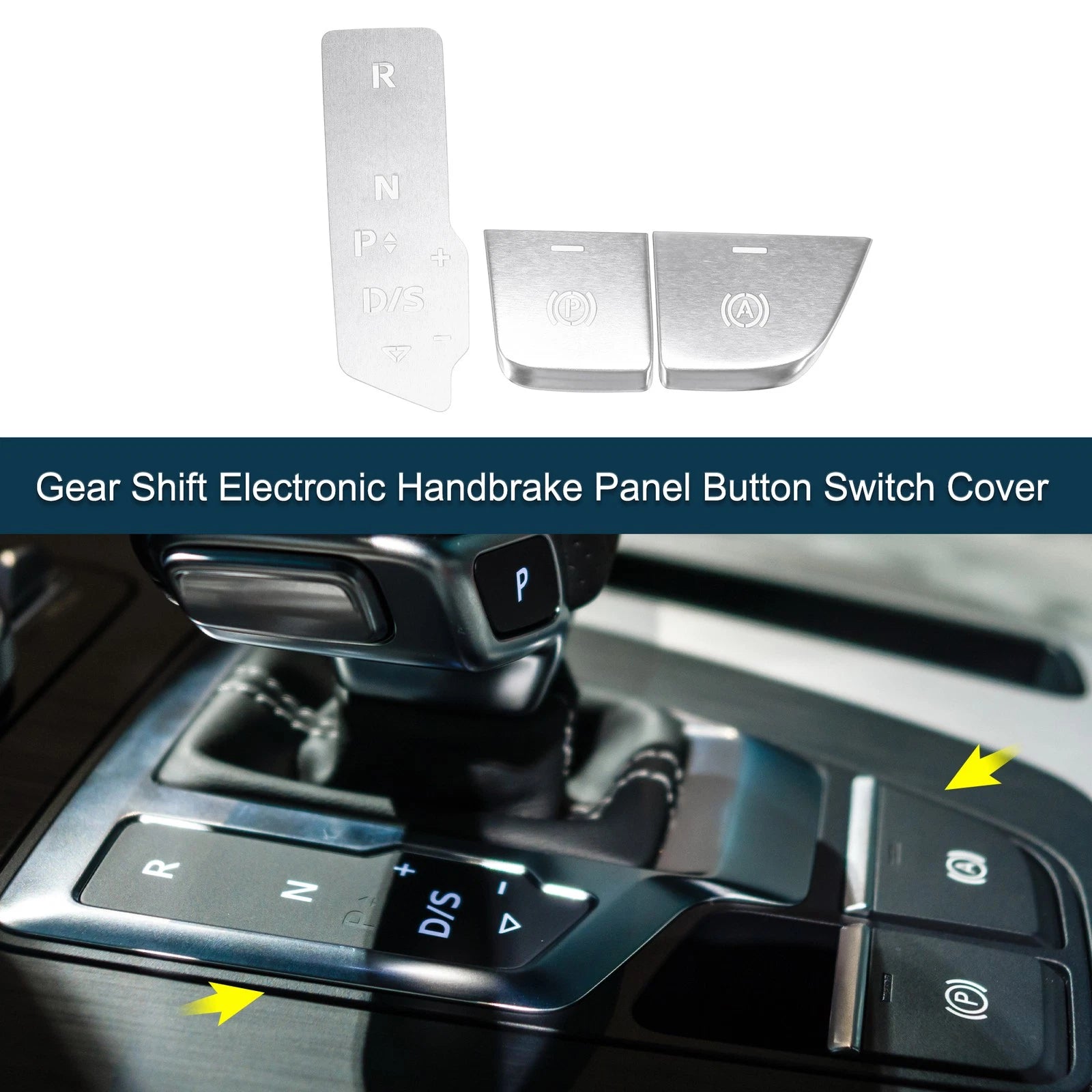Gear Shift Handbrake Panel Button Switch Cover for Audi Q5 (2009–2017)