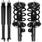 2 Complete Struts Springs & Mounts + 2 Rear Shocks for Ford Taurus (2010–2011)