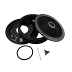14" x 3" Black Round High Flow Washable Air Cleaner for SBC (350)