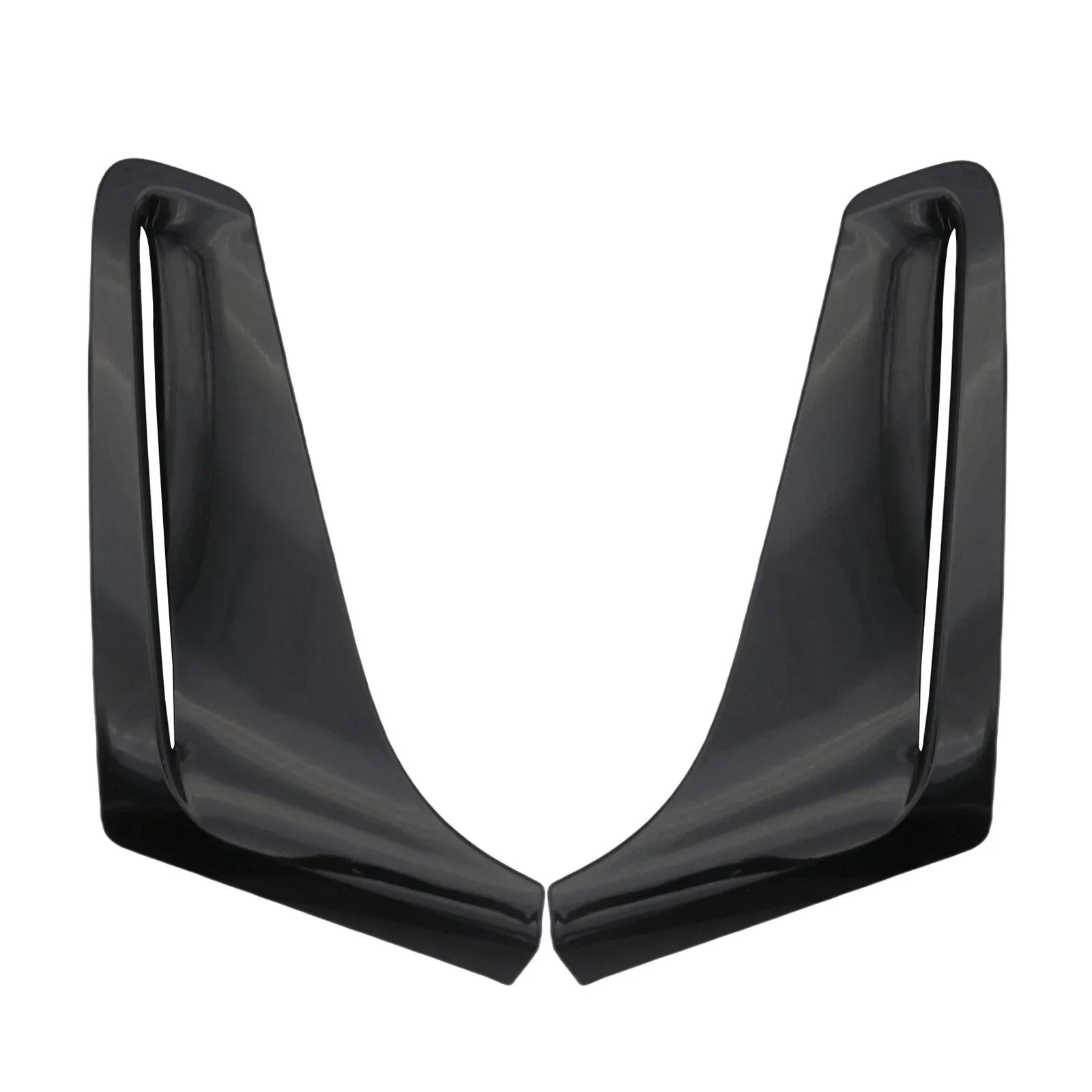 2 x Glossy Black Fender Side Air Duct Molding Trims for BMW 7-Series G12 (2016–2019)