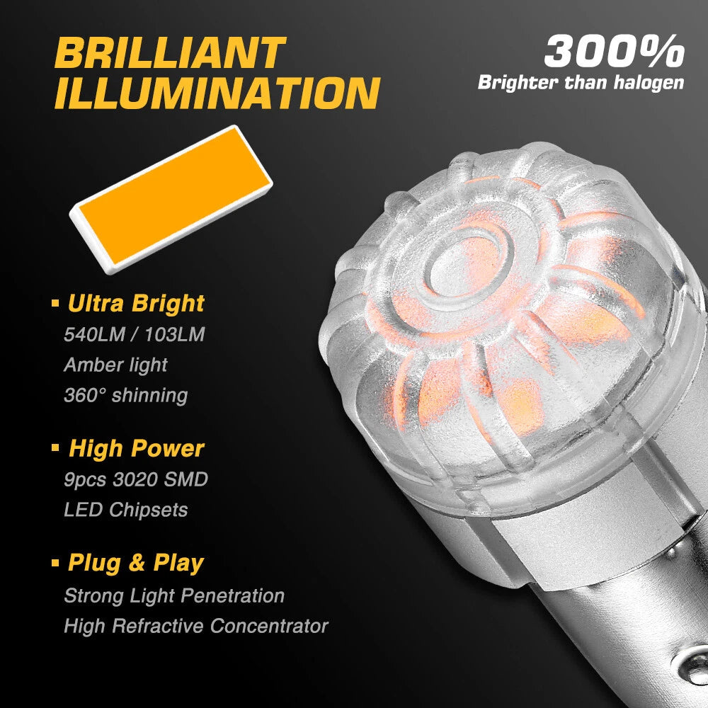 1157 LED Indicator Bulbs Kit for Various Vehicles (P21/5W, 380)
