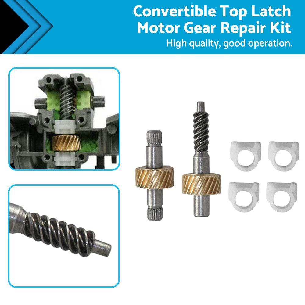 Convertible Top Latch Motor Gear Repair Kit for BMW E36 E46 (1992–2006)